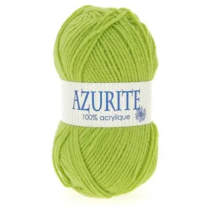 Pelote à tricoter AZURITE de Distrifil - Laissez votre créativité briller à petit prix ! - certifié Oeko-Tex(...) - 0282 Citron vert