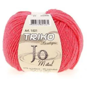 Fil à tricoter Tricot Boutique JO Métal - Distrifil Rose (23) - Rose (... pas cher