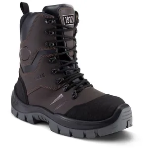 Rangers de sécurité marron rangers fusiongrip Gaston Mille construction btp S3L hi ci fo lg sr - ROMA3 45 pas cher