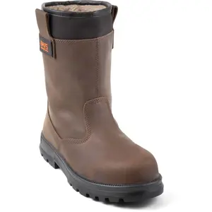 Comparateur de prix : MAX OUTIL Bottes Fourrées KAMA S3 CI en cuir marron Embout et semelle acier-44