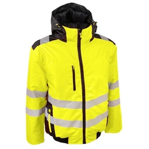 Comparateur de prix : SINGER FRERES Blouson Haute Visibilité Intempéries Jaune Type Aviateur Xl