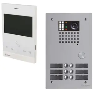GOLMAR Kit interphone vidéo collectif BUS 2 fils G2P 5 appels - GKVG2P/205Vendu parbis-electric