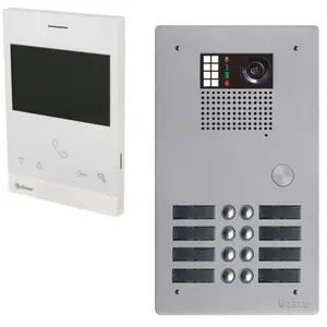 GOLMAR Kit interphone vidéo collectif BUS 2 fils G2P 8 appels - GKVG2P/208Vendu parbis-electric