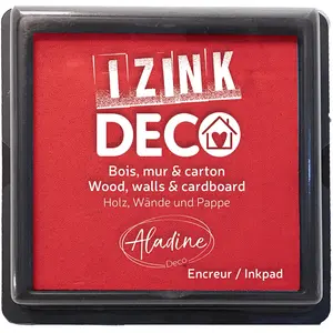 Aladine Encreur Izink Deco Grand Format Rouge pas cher