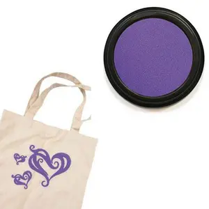 Merkloos / Sans marque Izink textile - Tampon encreur - Violet grenacheVendu parscrapmalin