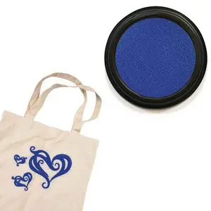Encreur textile - ALADINE - Izink - 7 cm - 12 coloris - Bleu Foncé IndigoVendu paramazon