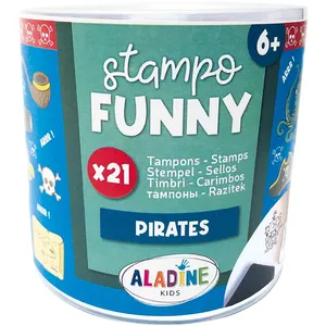 Aladine Boîte de 21 tampons Stampo Funny - PiratesVendu parcultura