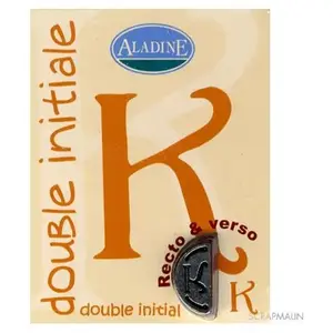 Aladine Double initiale - K