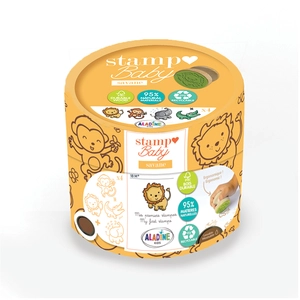 Aladine Kit Stampo Baby Eco Friendly - Animaux de la savane - 4 pcs