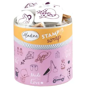 Tampons créatifs Aladine Stampo Scrap Naissance