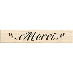 Aladine Tampon bois Save the Date pas cher