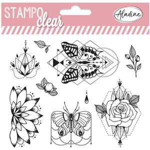 Aladine Tampons transparents Stampo Clear - Pivoine PapillonsVendu parscrapmalin