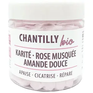 Comparateur de prix : Lov'FROG Chantilly Soin Karité Amande Douce & Rose Musquée Bio 200ml