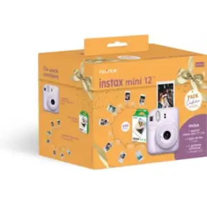 Appareil photo Instantané FUJIFILM Intax Mini 12 Lilas Pack cadeau pas cher