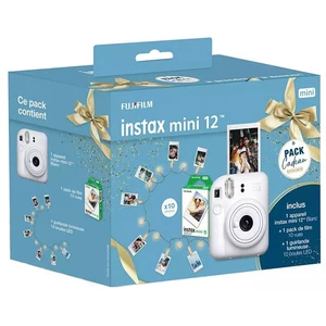 Comparateur de prix : FUJIFILM Instax Mini 12 Blanc pack cadeau