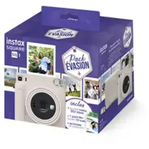 Comparateur de prix : Fujifilm Instax Square SQ1 Pack EVASION + 10 films + 1 housse