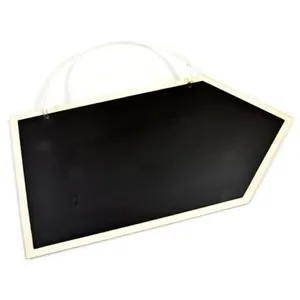 Comparateur de prix : Flèche directionnelle ardoise en bois 40 x 20 cm