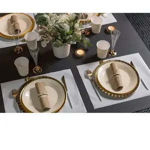 RueDeLaFete Décoration de table - PALMIER - Porte menu 18 x 15 cm - Noir - Plastique - Résine - Adulte - Mixte pas cher