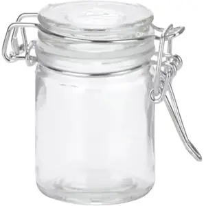 Comparateur de prix : RueDeLaFete Lot de 12 Pots à Confiture en verre 6cm (fermeture métallique ARGENT)