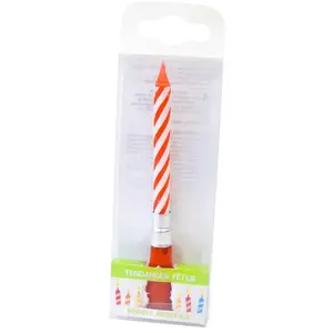 RueDeLaFete Bougie MUSICALE colorée anniversaire 11,5cm pas cher