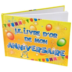 HOBI - Gastenboek Anniversaire pas cher