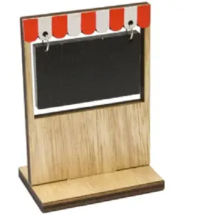 RueDeLaFete Marque-place Guinguette en bois 8cm pas cher