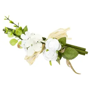 HOBI FAGOT BOIS ROSE BLANCHE FEUILLAGE 18CM - VÉGÉTATION ARTIFICIELLE pas cher