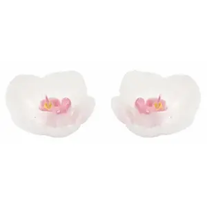 HOBI 2 bougies flottante orchidée - Blanche - Diamètre 7.2 cm. pas cher
