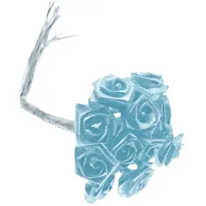 10 Mini rose satin (x 48) ciel pas cher