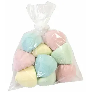 RueDeLaFete Lot de 12 Sacs Alimentaires transparents 12x17cm pas cher