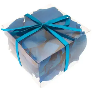 TENDANCES FETES HOBI 100 Pétales en Tissu Turquoise pas cher