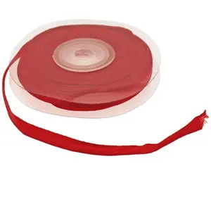 RueDeLaFete Ruban satin rouge pas cher