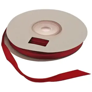 HOBI 1 rouleau de ruban satin bordeaux simple face. pas cher