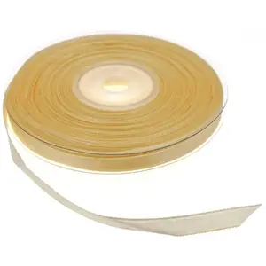 RueDeLaFete Ruban satin ivoire pas cher