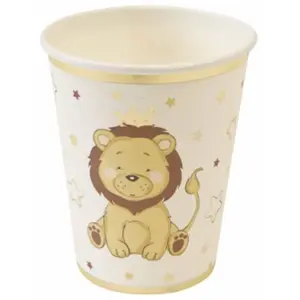 Comparateur de prix : 6 GOBELETS CARTON LION COURONNÉ 27CL