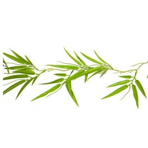 HOBI GUIRLANDE FEUILLES BAMBOU ARTIFICIELLES 1.2M VERT Vert pas cher
