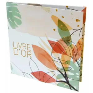 RueDeLaFete Livre d'Or Douceurs des tropiques 20x20cm pas cher