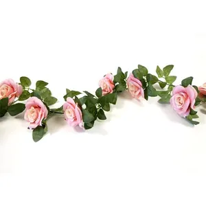 RueDeLaFete GUIRLANDE ROSES ARTIFICIELLES 1.50M ROSE Rose pas cher