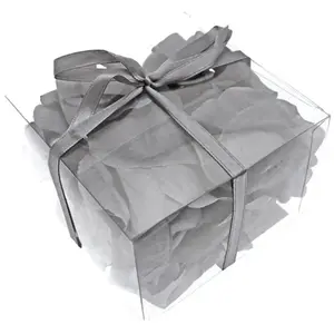 RueDeLaFete HOBI 100 Pétales en Tissu Gris pas cher