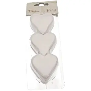 RueDeLaFete Coeurs en papier Blanc pas cher