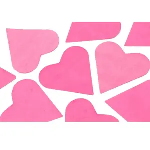 RueDeLaFete Sachet 75g de CONFETTIS coeur 5cm - en papier Fuchsia pas cher