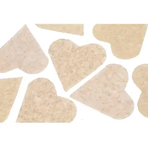 RueDeLaFete Sachet 75g de CONFETTIS coeur 5cm - en papier ivoi pas cher