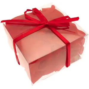 Tendance fête 100 PÉTALES DE ROSE TISSU ROUGE pas cher