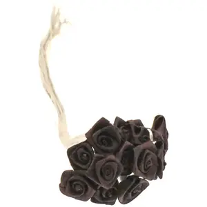 RueDeLaFete 72 petites roses marron pas cher