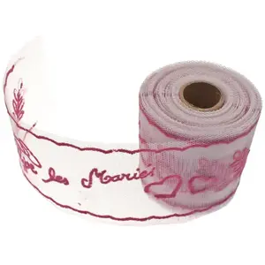 rouleau vive les mariés - fuchsia - hobi rl316/fu pas cher