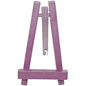 RueDeLaFete Petit chevalet bois 10CM luxe avec ficelle, Lilas pas cher