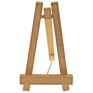 RueDeLaFete Petit chevalet bois 10CM luxe avec ficelle, Or pas cher