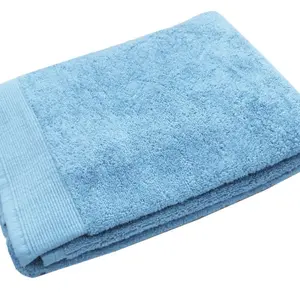Drap de bain 70/140 micro-coton 600 grm² uni Blanc des Vosges - Bleuet pas cher