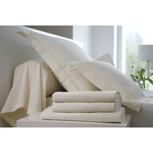 Drap Satin BLANC DES VOSGES 240 x 300 cm CotonVendu parcamif
