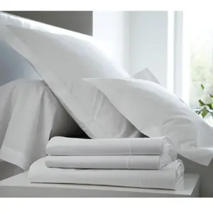 Drap housse Percale Easy BLANC DES VOSGES 80 x 200 cm Coton pas cher